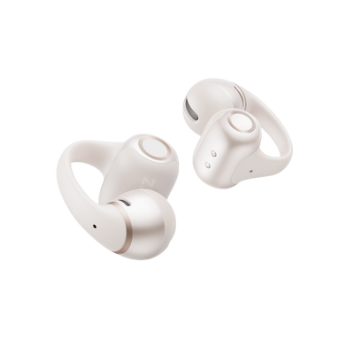 Shokz OpenDots 2 Open-Ear True Wireless Earbuds - Pearl White | 38-E320-WT