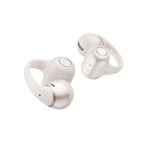 Shokz OpenDots 2 Open-Ear True Wireless Earbuds - Pearl White | 38-E320-WT