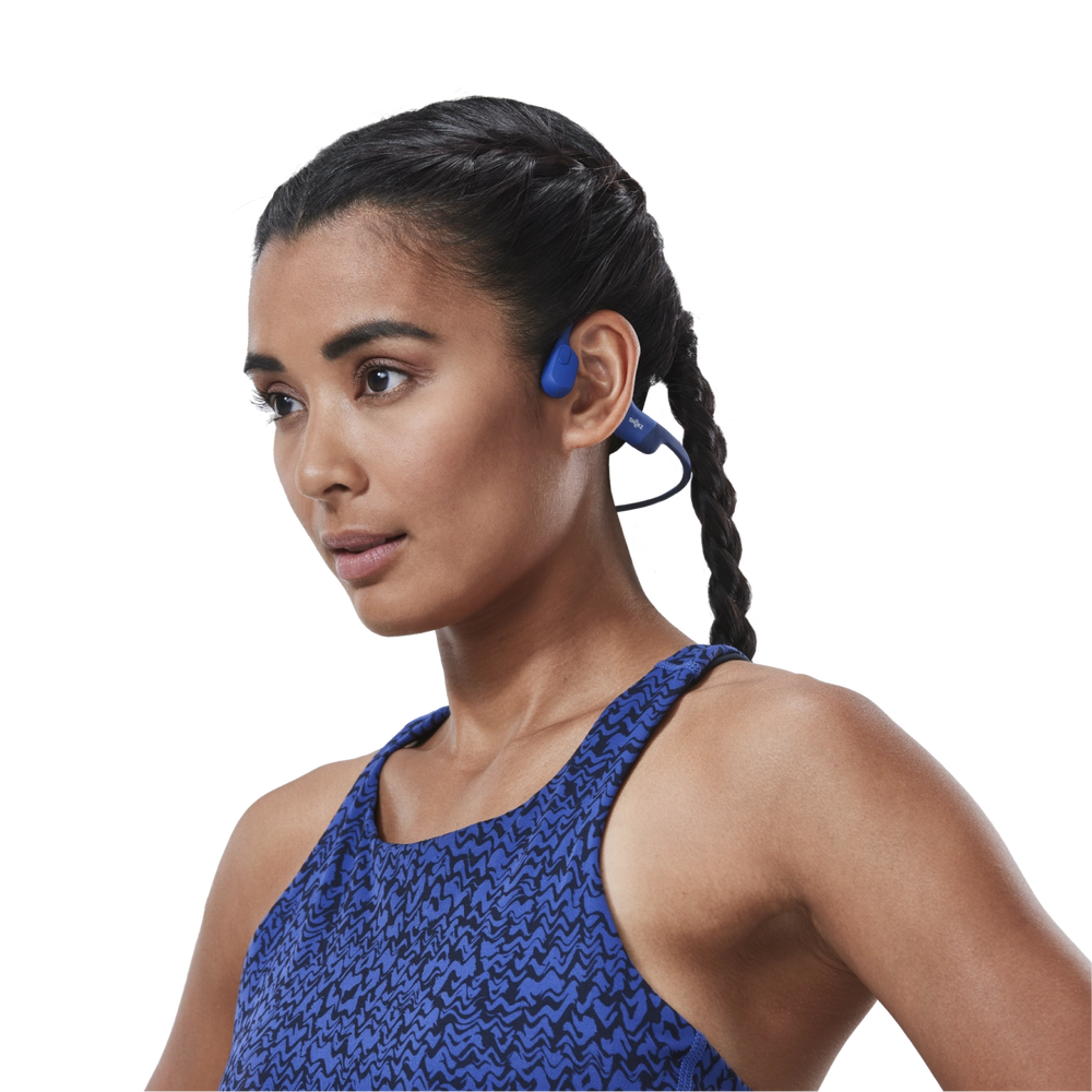 Shokz OpenRun Open-Ear Wireless Headphone - Blue Eclipse | 38-S805-ST-BL from Shokz - DID Electrical