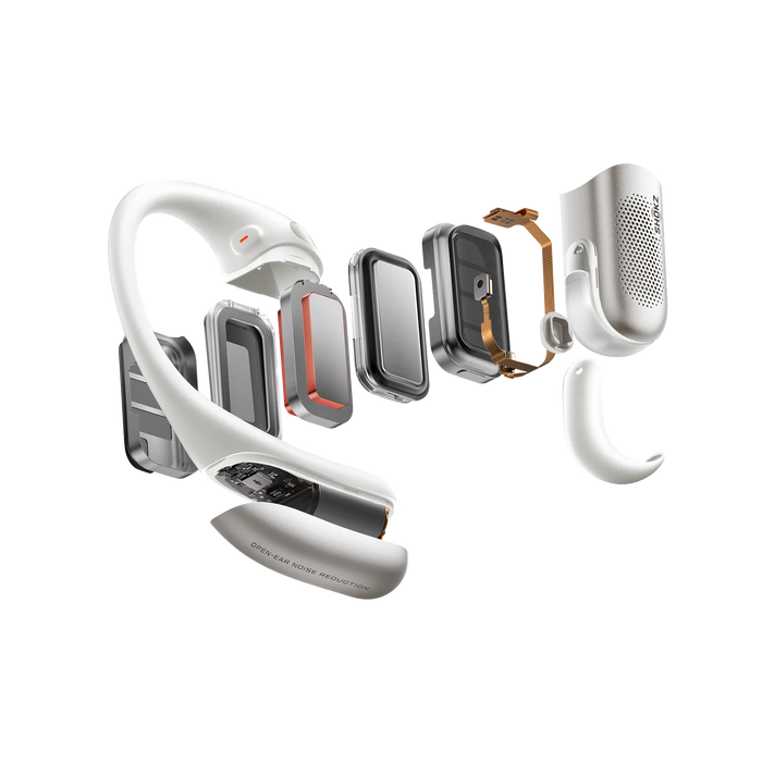 Shokz OpenFit Pro Open-Ear Wireless Bluetooth Earbuds - White | 38-T010-ST-WT