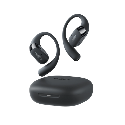 Shokz OpenFit 2 Open-Ear Wireless Bluetooth Earbuds - Black | 38-T920-ST-BK