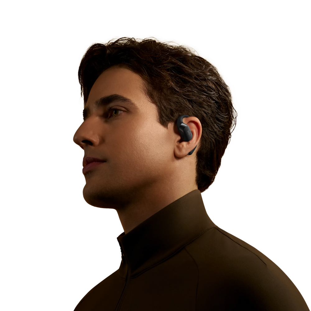 Shokz OpenFit 2 Open-Ear Wireless Bluetooth Earbuds - Black | 38-T920-ST-BK from Shokz - DID Electrical