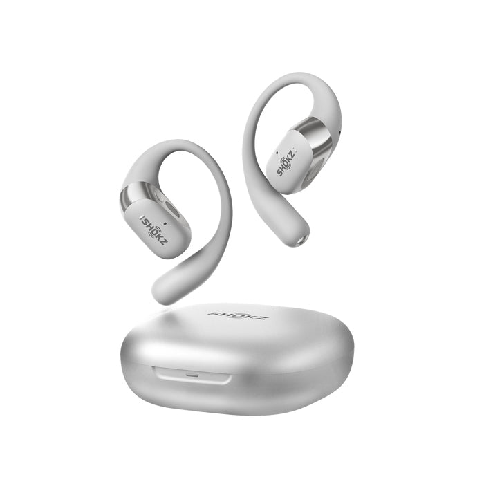 Shokz OpenFit 2+ Open-Ear Wireless Earbuds - Grey | 38-T921-ST-GY from Shokz - DID Electrical