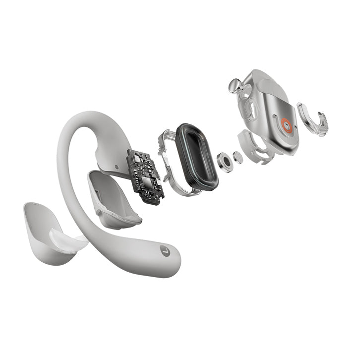 Shokz OpenFit 2+ Open-Ear Wireless Earbuds - Grey | 38-T921-ST-GY from Shokz - DID Electrical