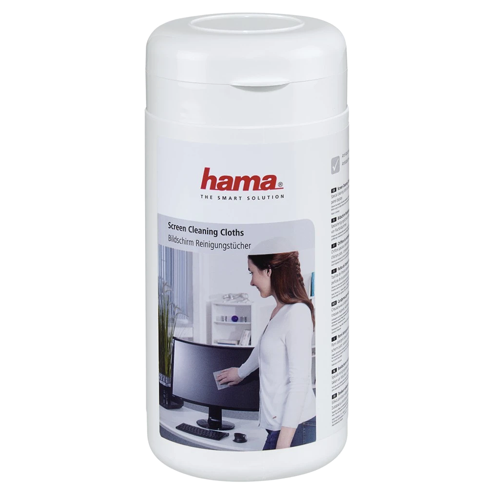 Hama 100 Piece Screen Cleaning Cloths - White | 385543 from Hama - DID Electrical