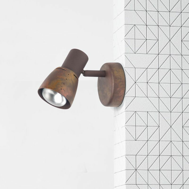 Brilliant 1 Light 40W Lava Wall Spotlight - Old Copper | 39510/56 from Brilliant - DID Electrical