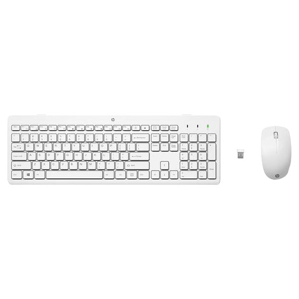 HP 230 Wireless Keyboard &amp; Mouse Set - White | 3L1F0AA#ABU from HP - DID Electrical