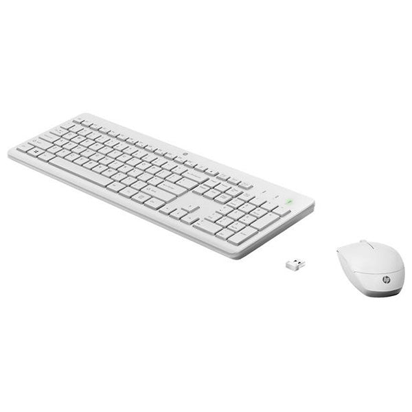 HP 230 Wireless Keyboard &amp; Mouse Set - White | 3L1F0AA#ABU from HP - DID Electrical