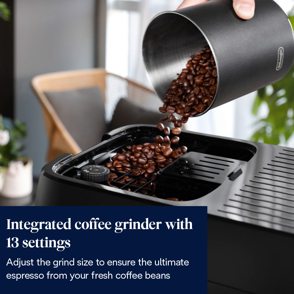 DeLonghi Magnifica Plus Bean to Cup Automatic Coffee Machine - Black | ECAM320.60.B