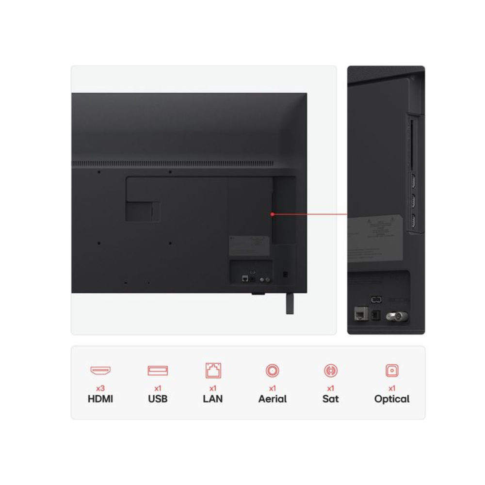 LG UR75 43&quot; 4K HDR LED Smart TV - Black | 43UA75006LA.AEK from LG - DID Electrical