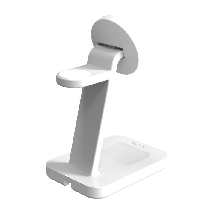 Zagg Snap+ 3 in 1 MagSafe 3 Pin Wireless Charge Stand - White | 401314107