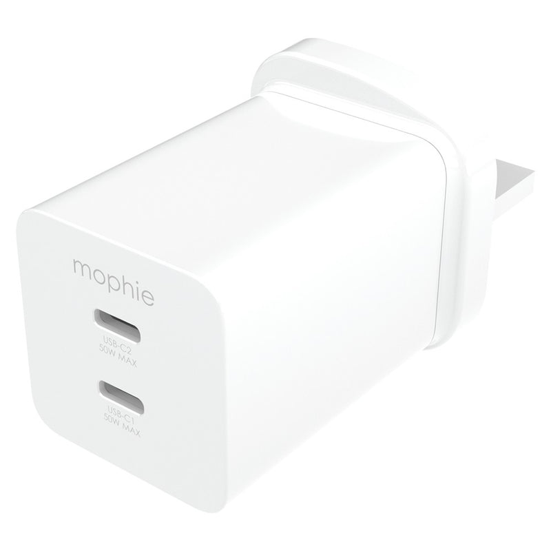 Zagg Mophie 50W Fast Charge USB-C PD Wall Adapter - White | 409911855 from Zagg - DID Electrical