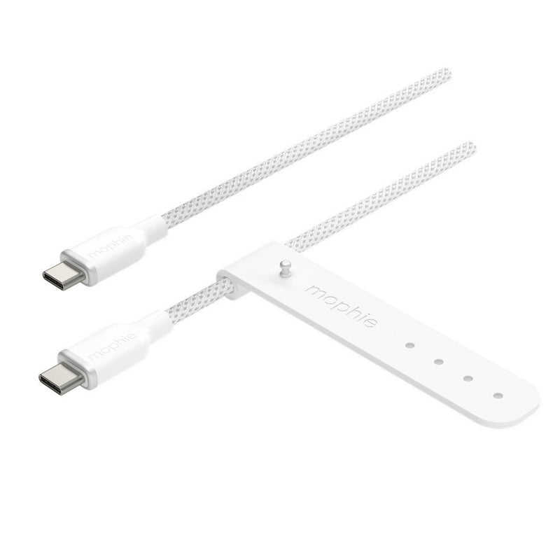 Zagg Charge Stream 2M USB-C to USB-C Charging Cable - White | 409912828 from Zagg - DID Electrical