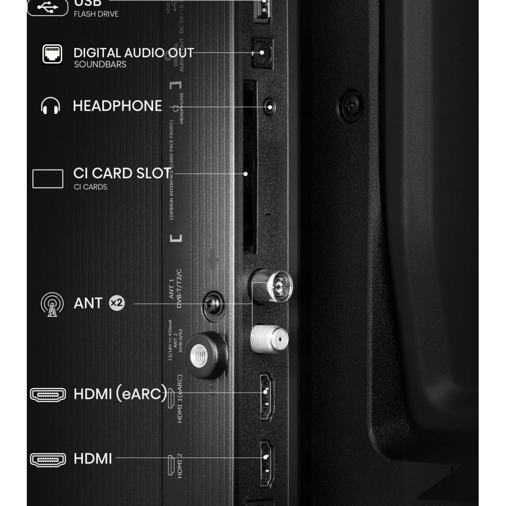 Hisense A5Q 40" FHD Smart TV - Black | 40A59Q from Hisense - DID Electrical