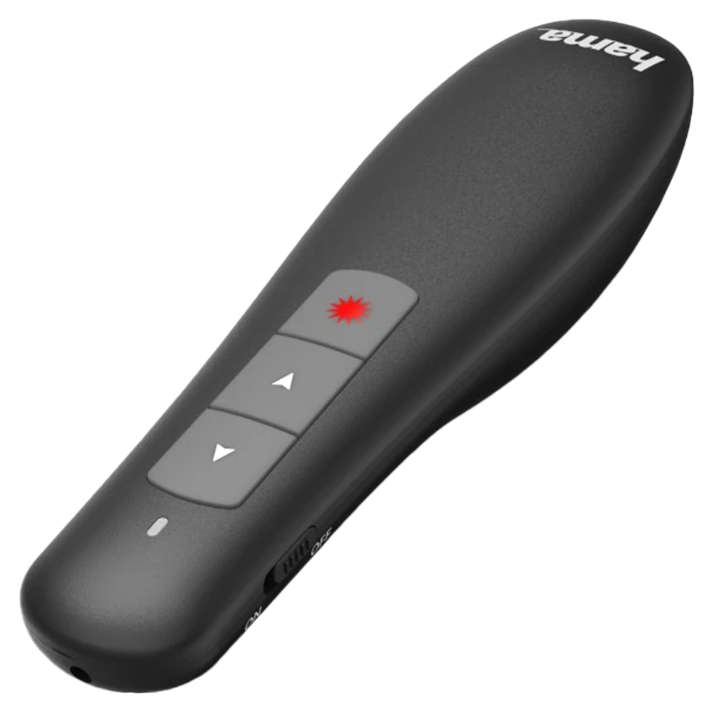 Hama X-Pointer Wireless Laser Presenter - Black | 411440 from Hama - DID Electrical