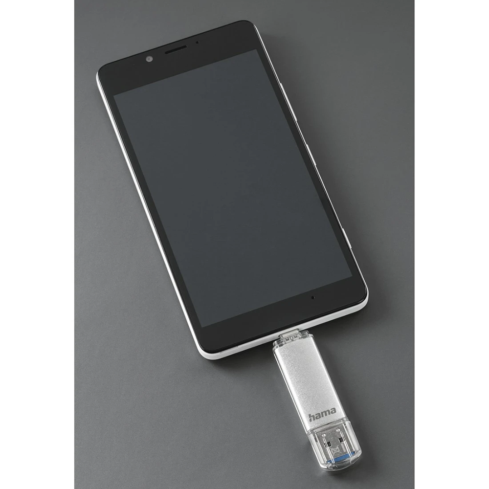 Hama C-Laeta USB-C 128GB USB Stick - Silver | 414878 from Hama - DID Electrical