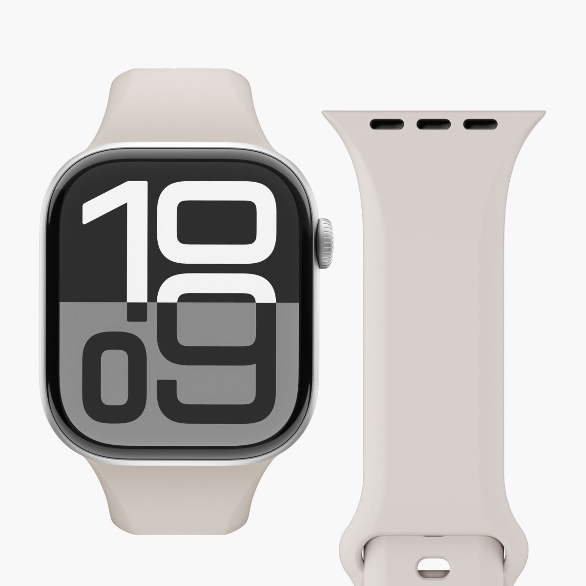 Vonmählen Watch Strap  42 | 44 | 45 | 49 mm Classic Band 2 One Size - Cream | AWS00114 from Vonmählen - DID Electrical