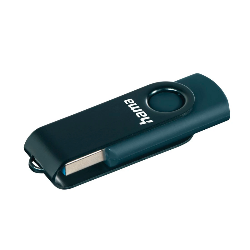 Hama Rotate USB 3.0 70MB/s 32GB USB Memory Stick - Blue | 435835 from Hama - DID Electrical