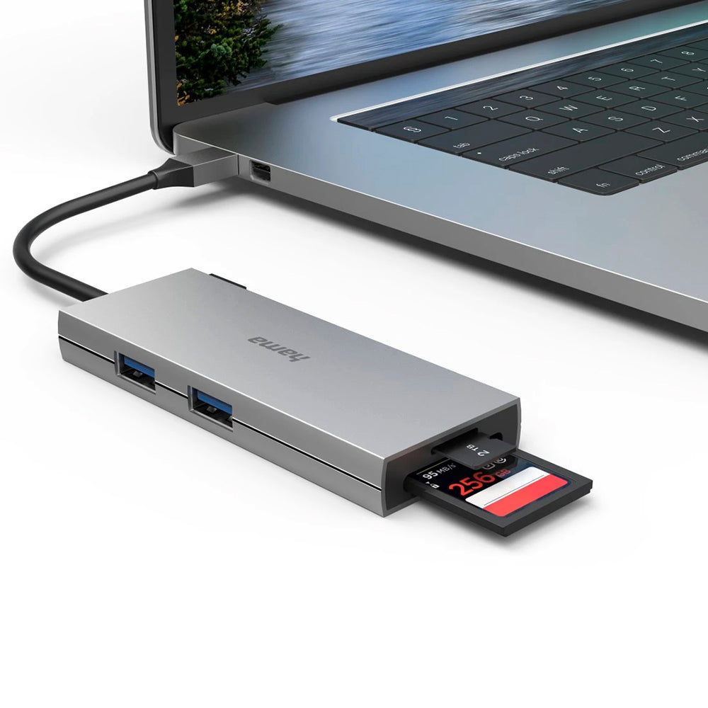 Hama 6 Multiport USB-C Hub - Grey | 436832 from Hama - DID Electrical