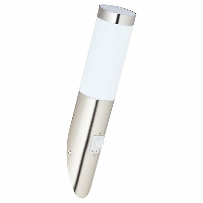 Brilliant 1 Light 20W Chorus Wall Torch with Motion Detector - Stainless Steel | 43697/82 from Brilliant - DID Electrical