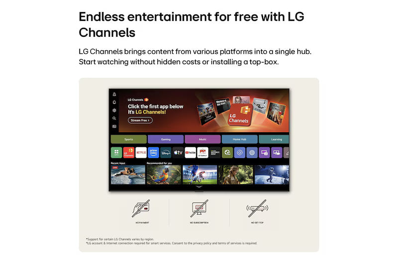 LG NU85 43" 4K Smart TV - Charcoal Black | 43NU850B6LA.AEI