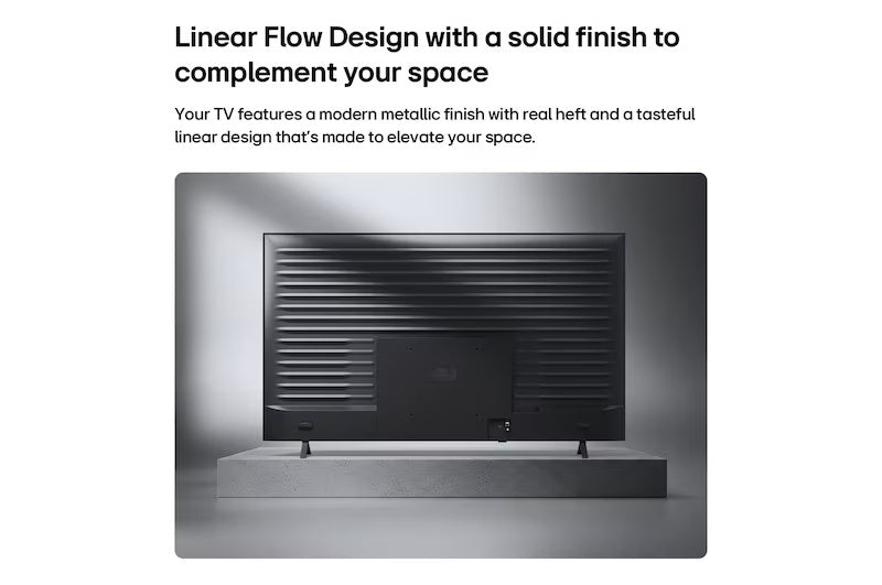 LG NU85 43" 4K Smart TV - Charcoal Black | 43NU850B6LA.AEI