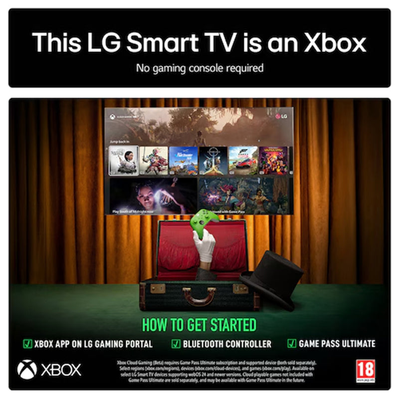 LG QNED70 43" 4K Smart TV - Black | 43QNED70A6A.AEK from LG - DID Electrical