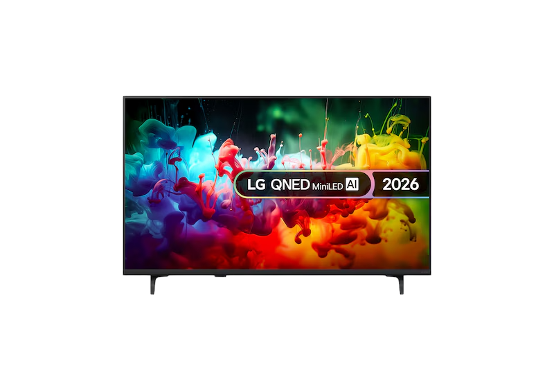 LG QNED72 43" 4K Smart TV - Black | 43QNED72B6B.AEI
