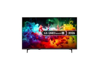 LG QNED72 43" 4K Smart TV - Black | 43QNED72B6B.AEI