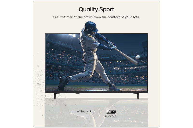 LG QNED72 43" 4K Smart TV - Black | 43QNED72B6B.AEI