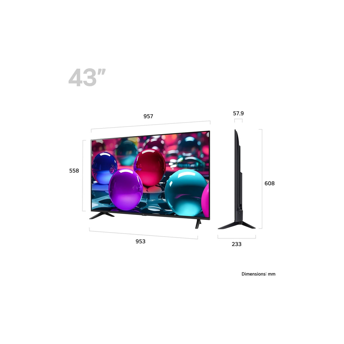 LG UA73 43&quot; 4K Smart TV | 43UA73006LA.AEKQ from LG - DID Electrical