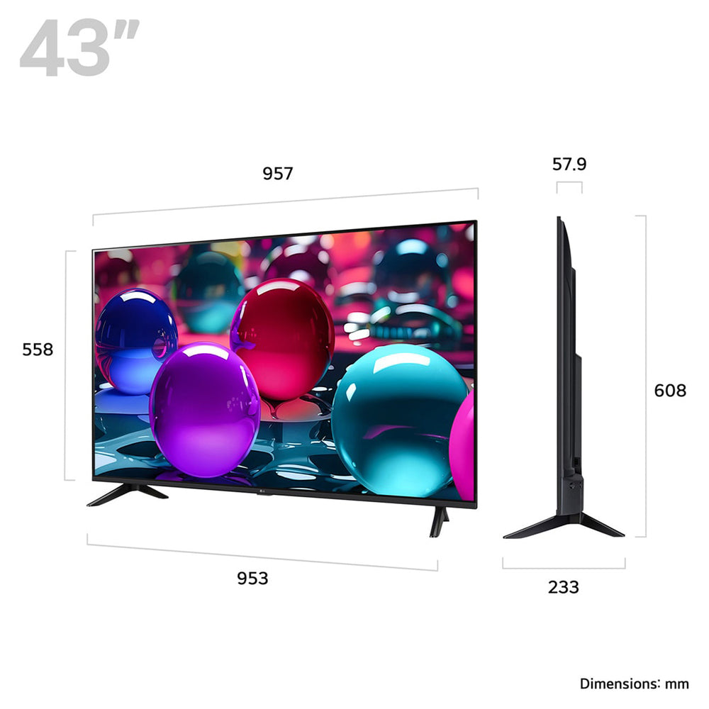 LG UA73 43" 4K Smart TV | 43UA73006LA.AEKQ from LG - DID Electrical