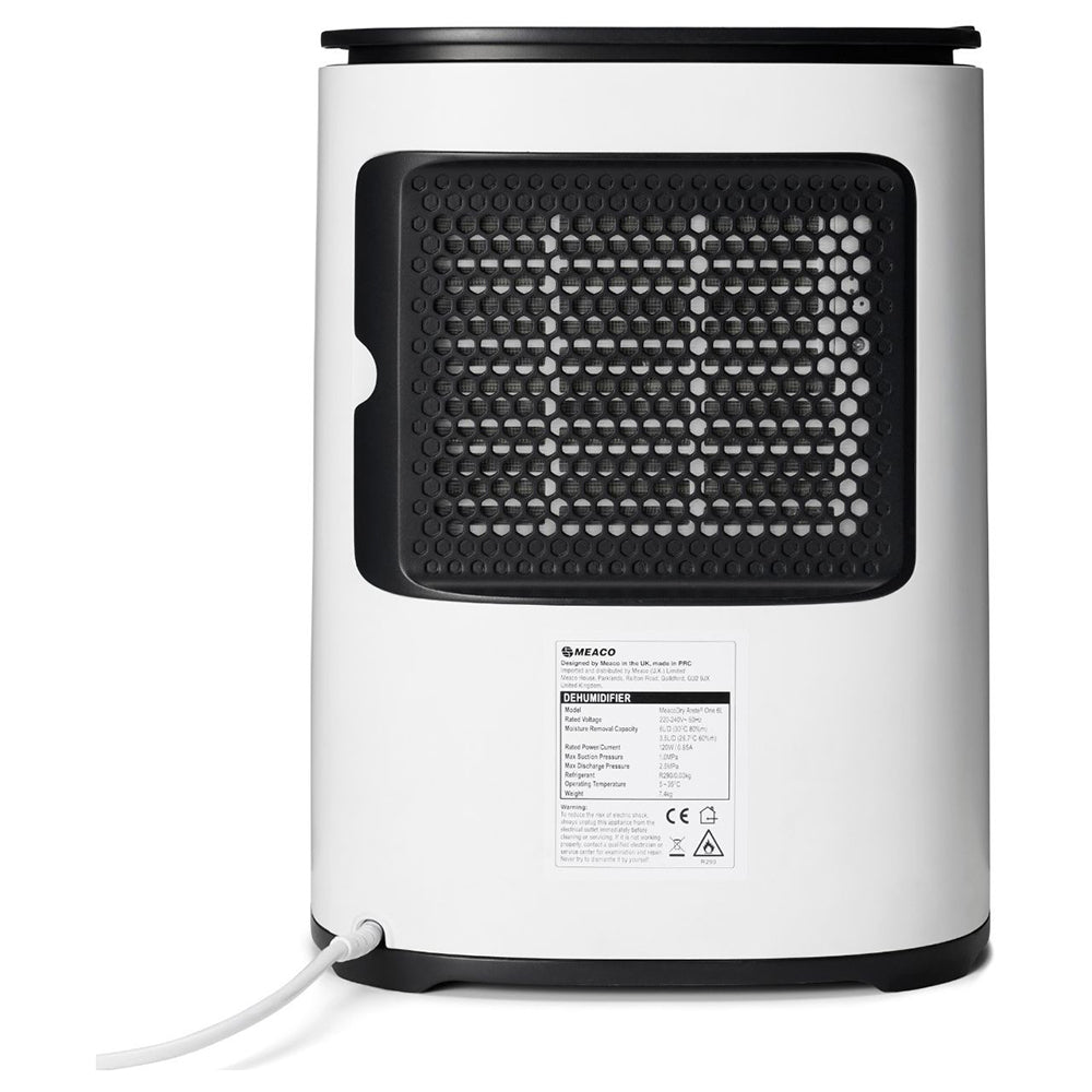 Meaco MeacoDry Arete One 6L Compact Air Purifier and Dehumidifier - White | 44002/ARETE from Meaco - DID Electrical