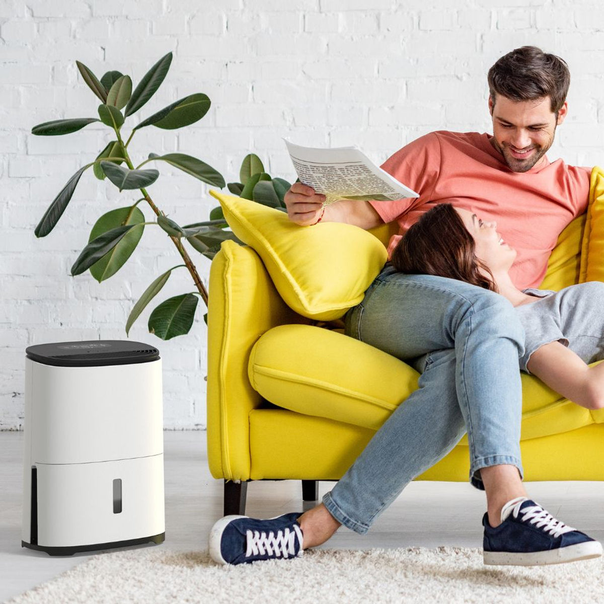 MeacoDry Arete One 12L Dehumidifier And Air Purifier - White | 44005/ARETE from MeacoDry Arete - DID Electrical