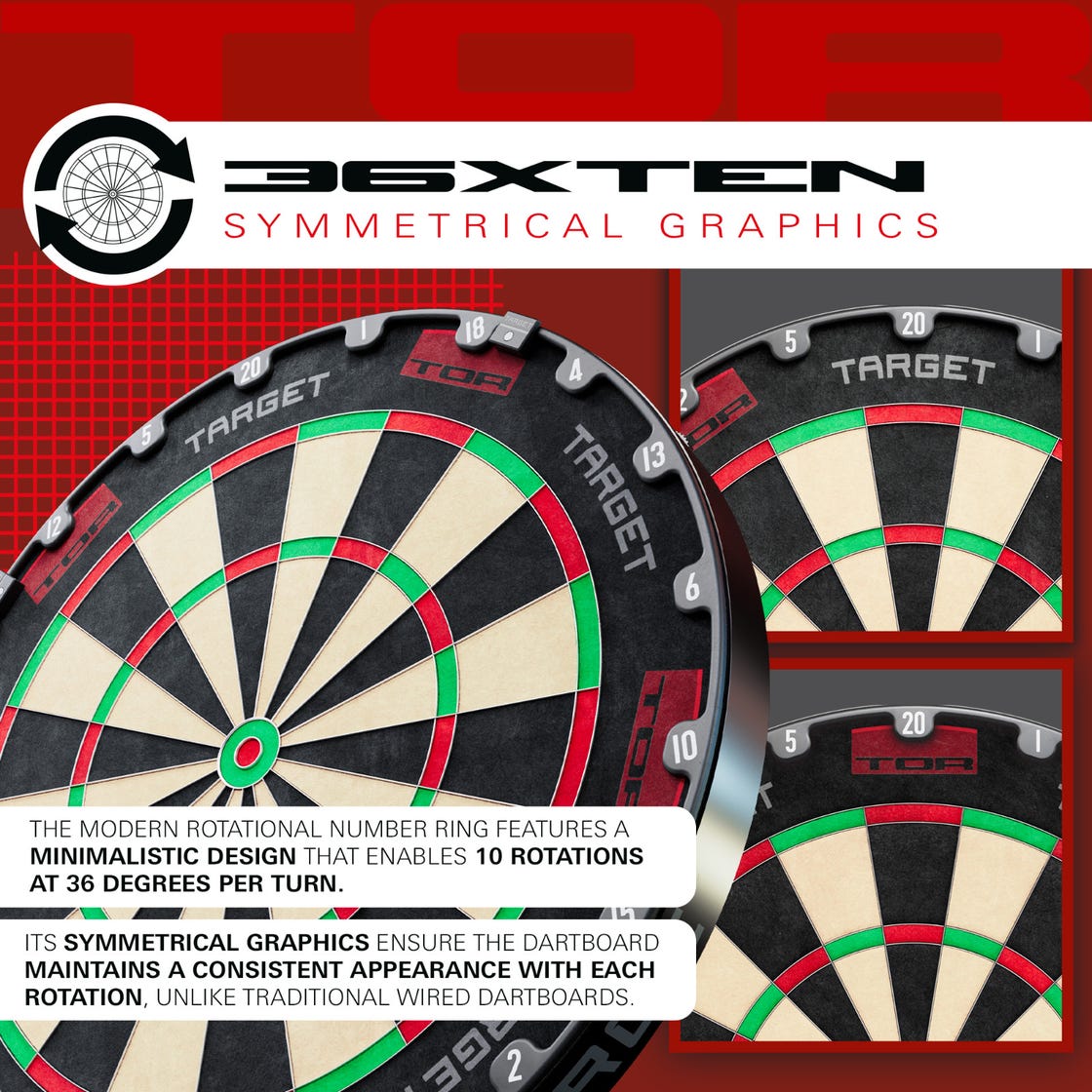 Target Darts TOR Dartboard | 440110