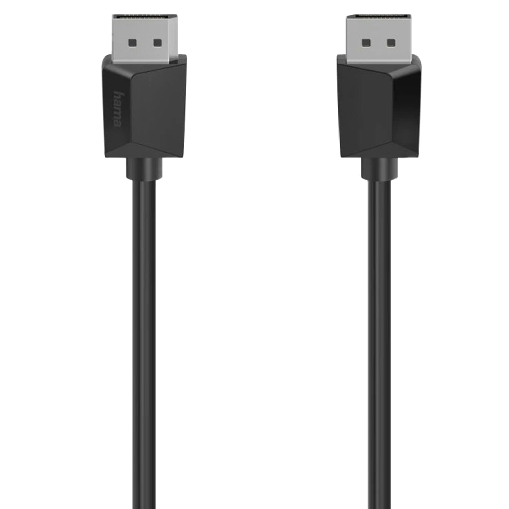 Hama 1.5M DP 1.2 4K Ultra-HD Display Port Cable - Black | 444684 from Hama - DID Electrical