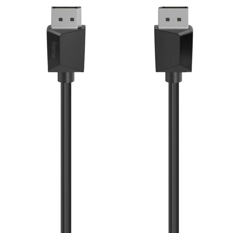 Hama 1.5M DP 1.2 4K Ultra-HD Display Port Cable - Black | 444684 from Hama - DID Electrical