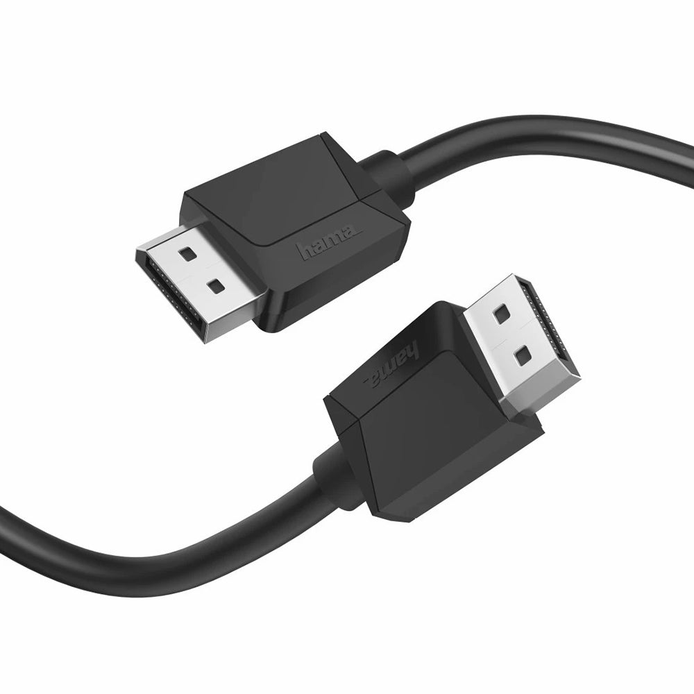 Hama 1.5M DP 1.2 4K Ultra-HD Display Port Cable - Black | 444684 from Hama - DID Electrical