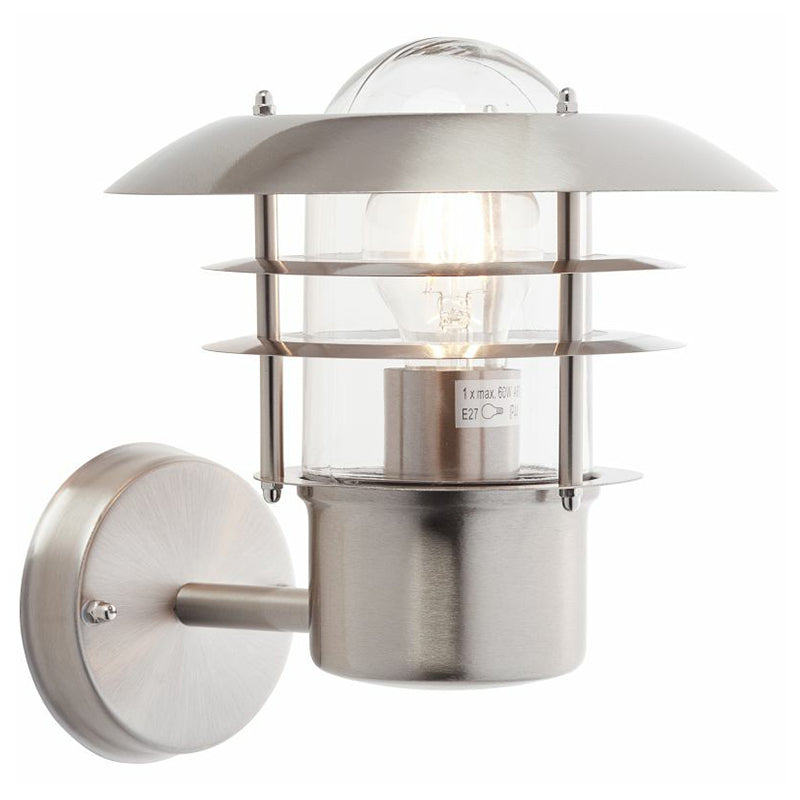 Brilliant 1 Light 60W Terrence Outdoor Vertical Wall Light - Stainless Steel | 45781/82 from Brilliant - DID Electrical