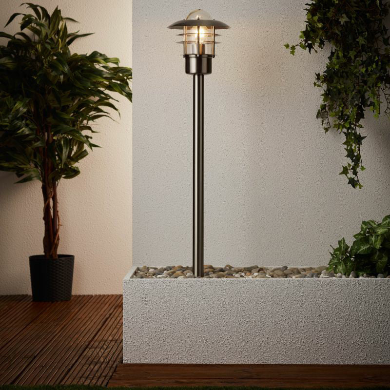 Brilliant 1 Light 60W Terrence Outdoor Path Light - Stainless Steel | 45785/82 from Brilliant - DID Electrical