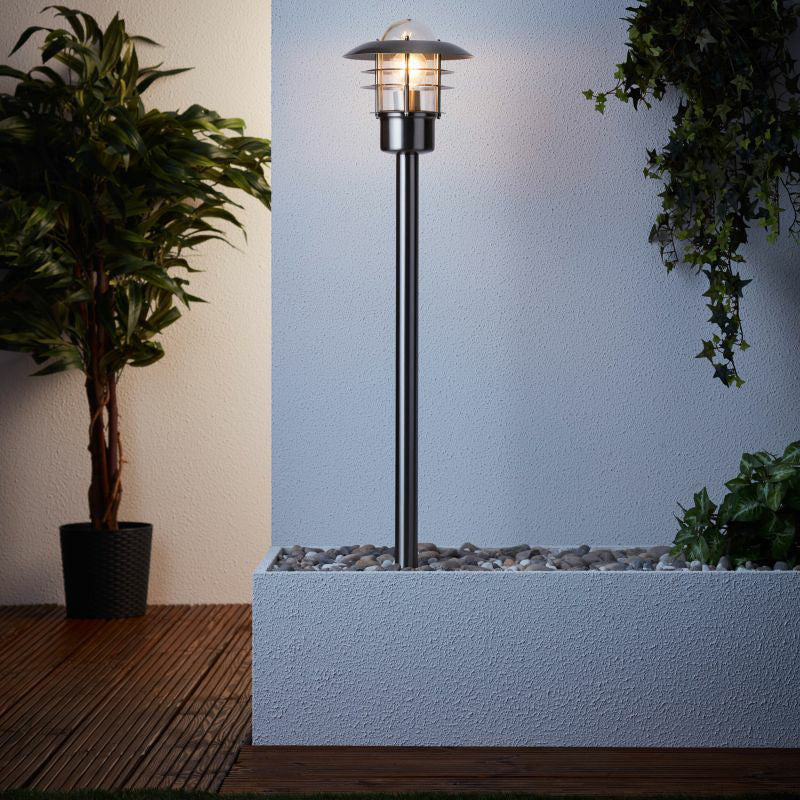 Brilliant 1 Light 60W Terrence Outdoor Path Light - Stainless Steel | 45785/82 from Brilliant - DID Electrical