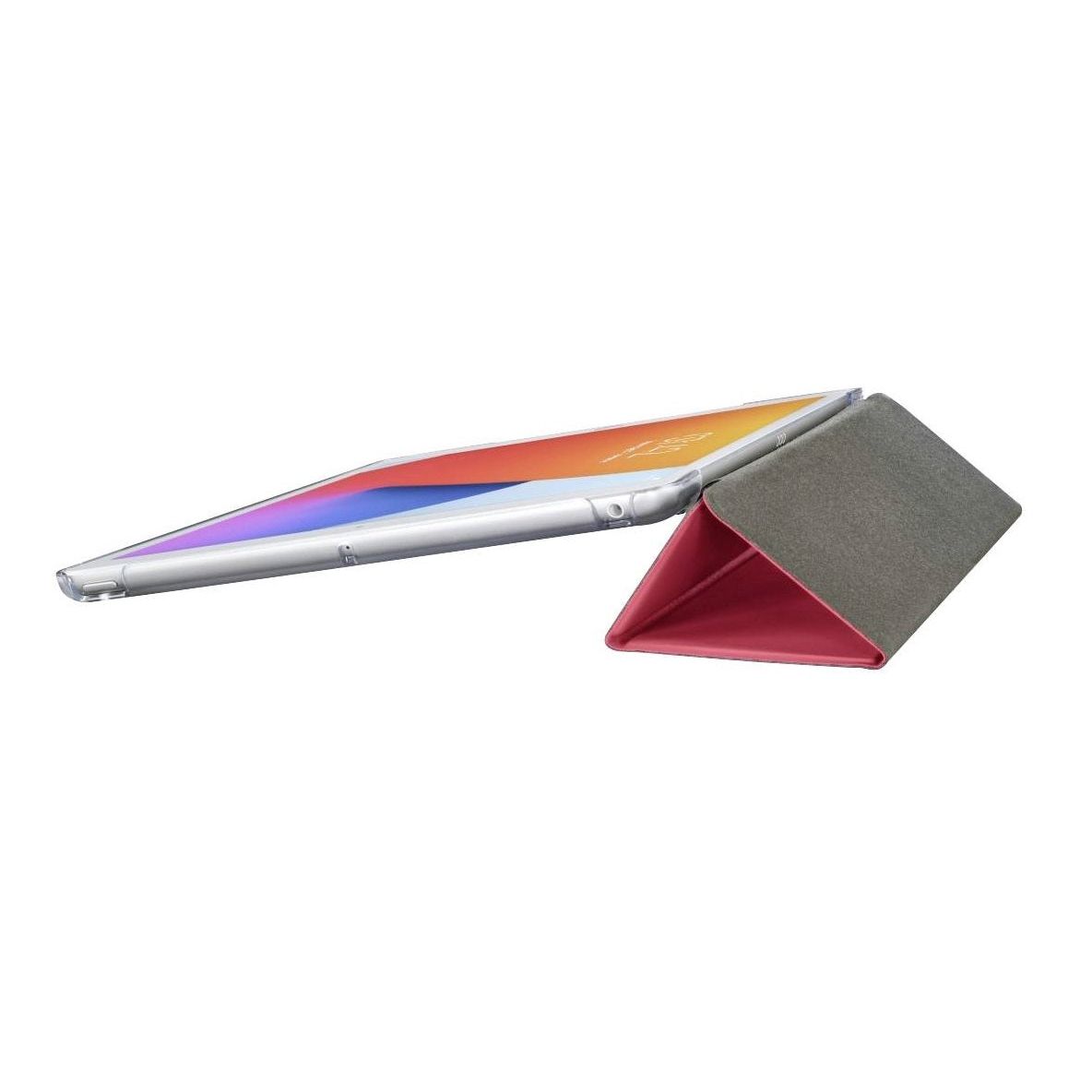 Hama Fold Clear BookCase for Apple iPad 10.2&quot; (2019/2020) - Red | 459183 from Hama - DID Electrical