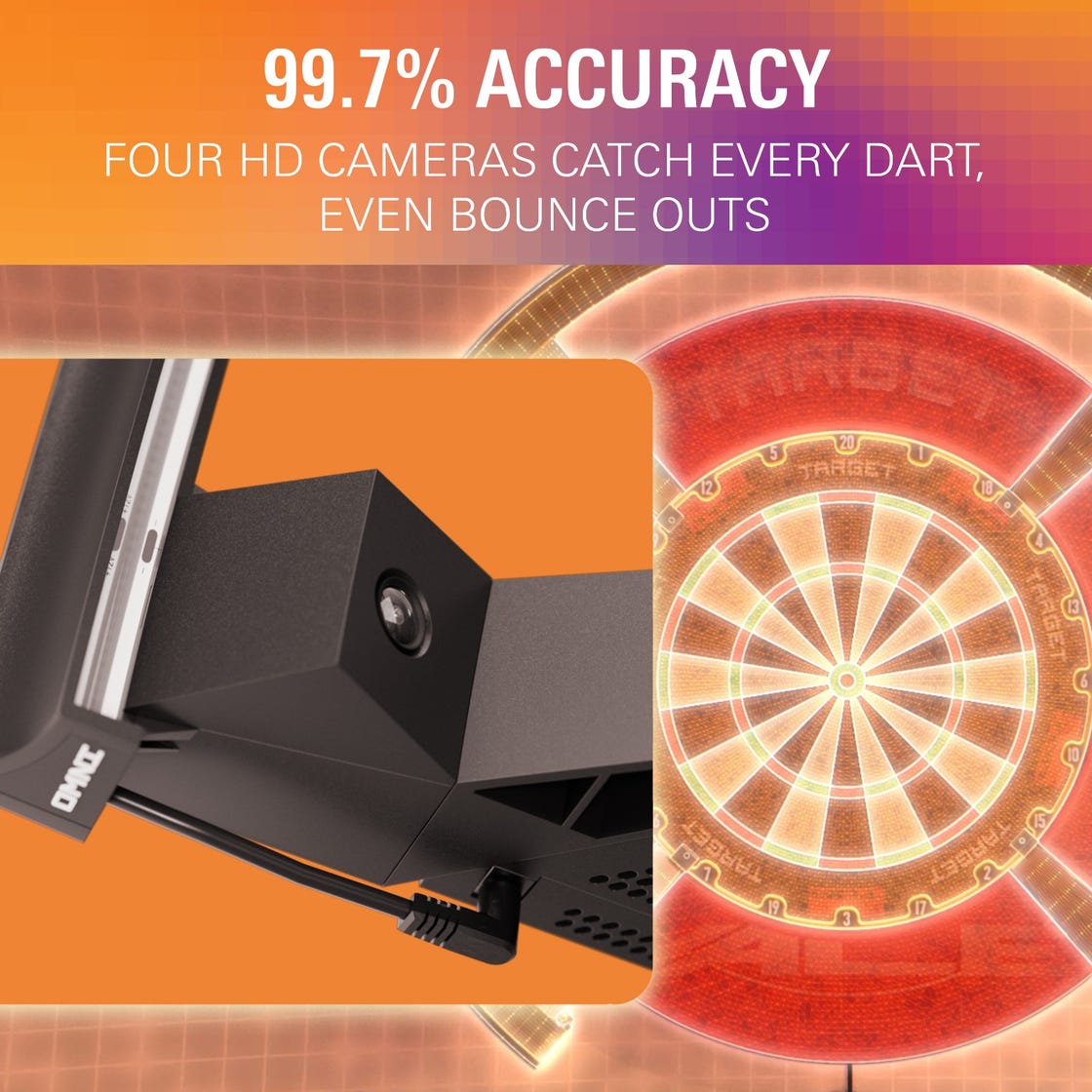 Target Darts Omni Dartboard Auto Scoring System - Black | 460011