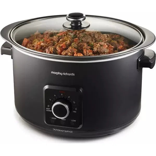 Morphy Richards 6.5L Easy Time Slow Cooker - Black | 461021 from Morphy Richards - DID Electrical