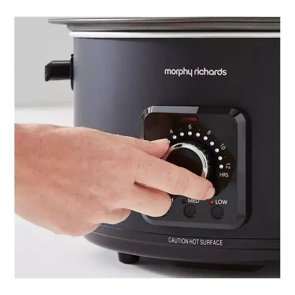 Morphy Richards 6.5L Easy Time Slow Cooker - Black | 461021 from Morphy Richards - DID Electrical
