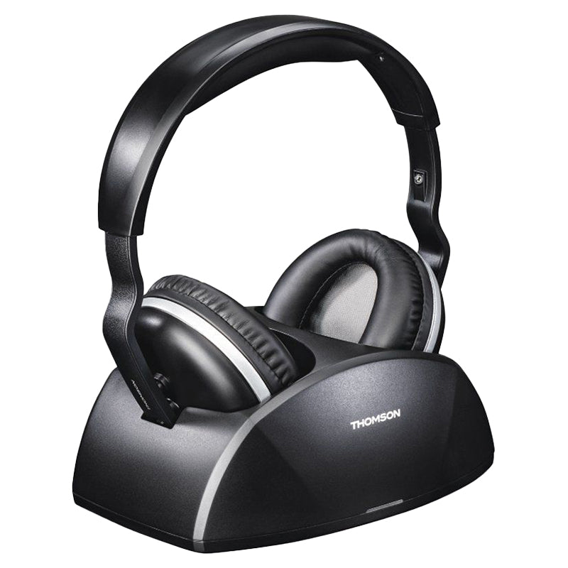 Thomson WHP3321BK TV Over-Ear Wireless Headphones - Black | 468215 from Thomson - DID Electrical