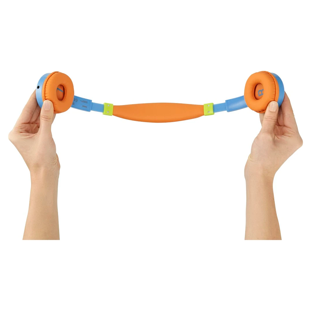 Hama Kids Guard Over-Ear Children's Wired Headphone - Blue & Orange | 468314 from Hama - DID Electrical