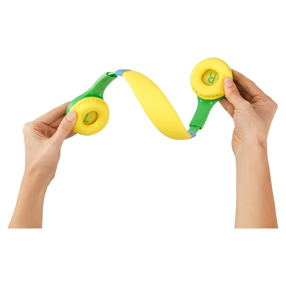 Hama Kids Guard Over-Ear Children&#39;s Wired  Headphone - Green &amp; Yellow | 468321 from Hama - DID Electrical