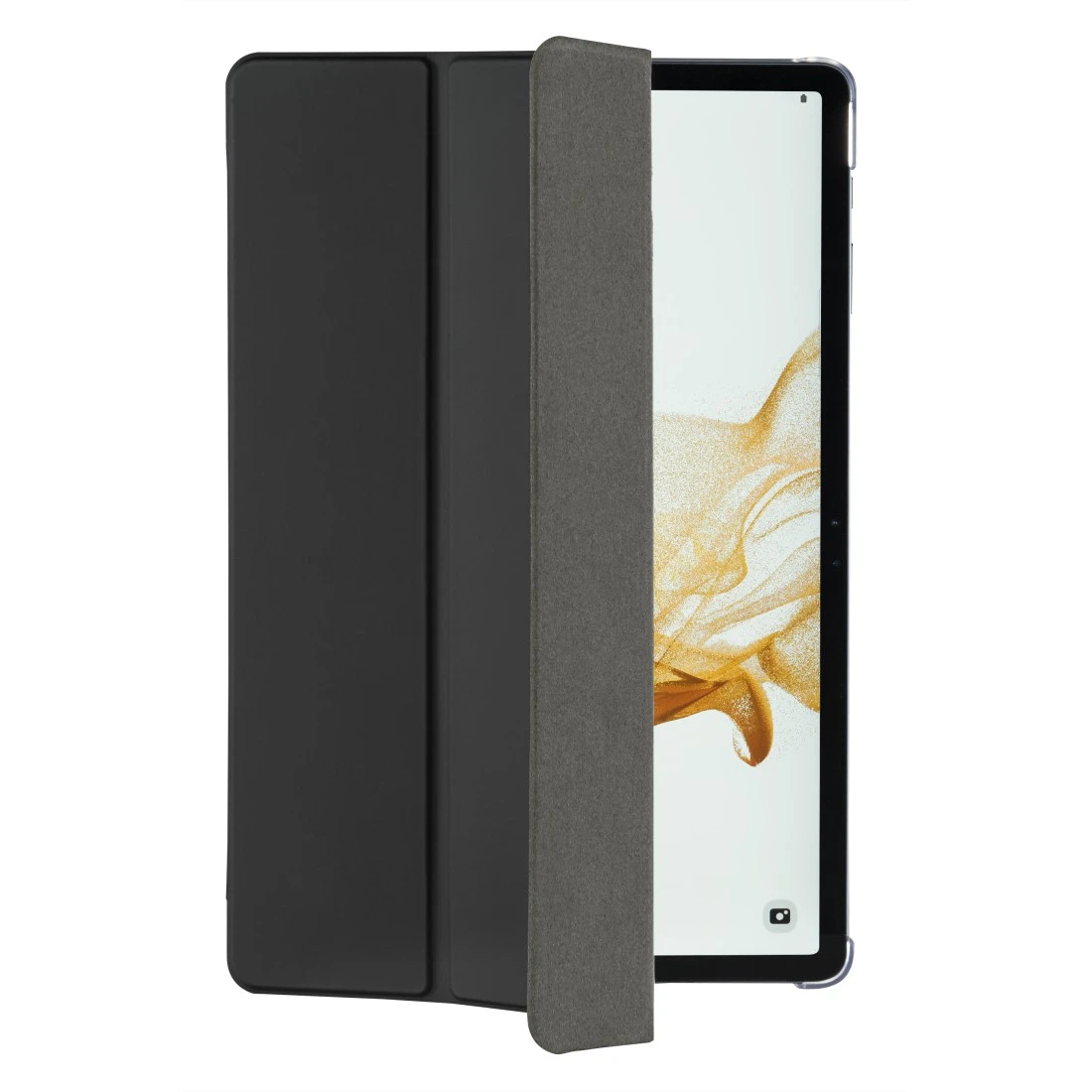 Hama Fold Clear 12.4" Tablet Case for Samsung Galaxy Tab (S7 FE / S7+ / S8+) - Black | 472243 from Hama - DID Electrical