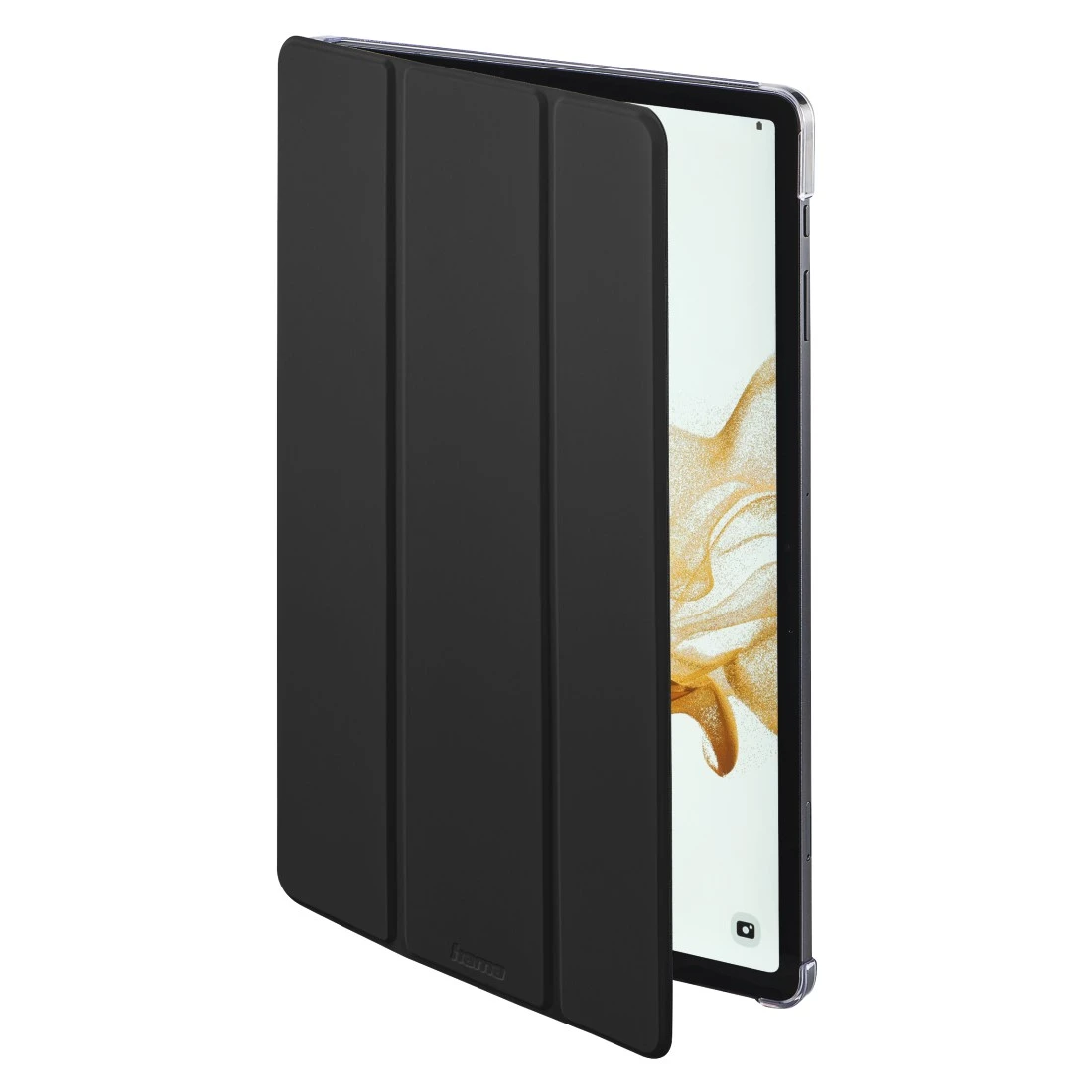 Hama Fold Clear 12.4&quot; Tablet Case for Samsung Galaxy Tab (S7 FE / S7+ / S8+) - Black | 472243 from Hama - DID Electrical